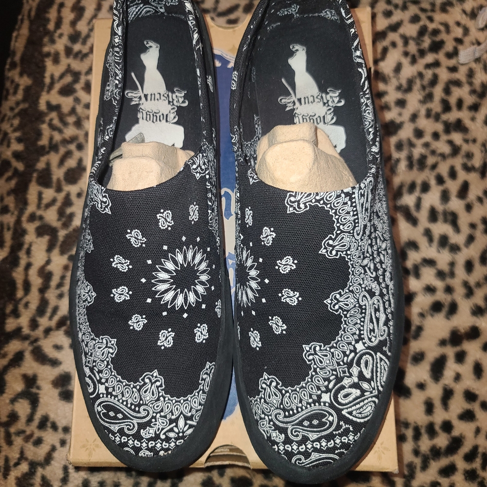 Vintage Pony Snoop Dogg Biscuitz Slip-On Bandana Shoes